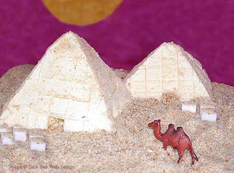 ice cream pyramids sculpture
