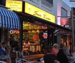 Italian ice cream parlor