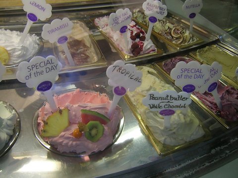 freshly made gelato