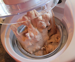 churned ice cream